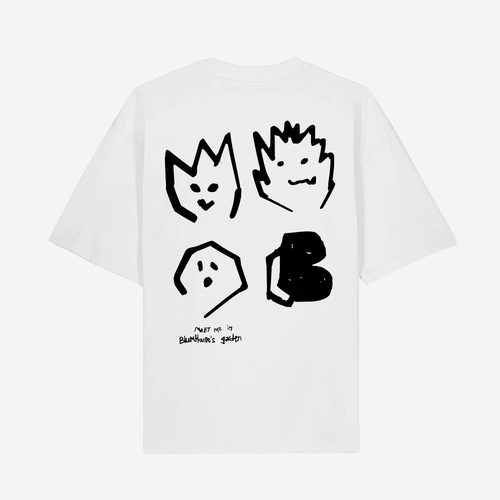 MEET ME AT BLUMHOUSE GARDEN - TEE SHIRT TEXTE NOIR